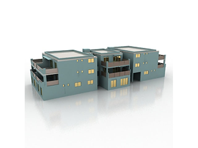 Free Building N6 3D model_2_1_2 For Architecture 3Ds Max Model Download